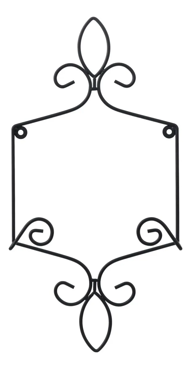 Perchero de Pared Metálico Negro 'Fijación Firme' - Marca 'Decorahogar': Elegancia Minimalista para Organización y Decoración. Soporte Robusto, Fácil