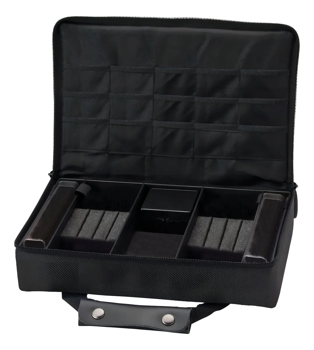 Juego de 2 Tacos de Billar Casemaster Classic: Calidad Premium para Jugadores Exigentes - Diseño Clásico, Punta de Cuero, Agarre Cómodo, Incluye Tizas