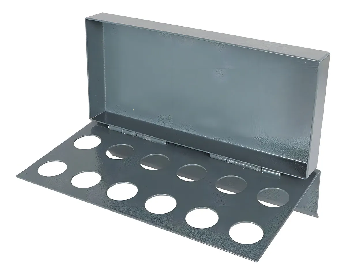 Boquillas Rack de 12 Orificios Marca GENIUS: Solución Profesional para Organizar y Optimizar tu Espacio de Trabajo. Incluye Tornillos y Tuercas, Fácil