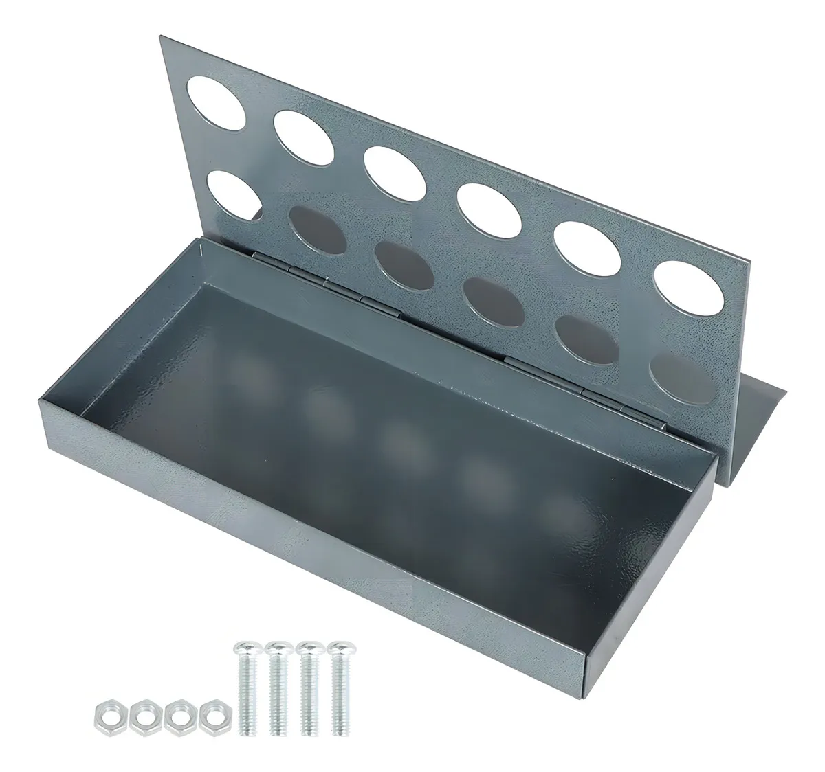 Boquillas Rack de 12 Orificios Marca GENIUS: Solución Profesional para Organizar y Optimizar tu Espacio de Trabajo. Incluye Tornillos y Tuercas, Fácil