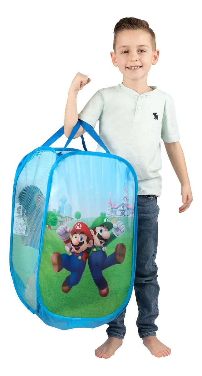 Cesta Plegable de Almacenamiento Infantil SU, Modelo Colorful Kids: Orden y Diversión Garantizada en la Habitación de tus Pequeños. Diseño Resistente,