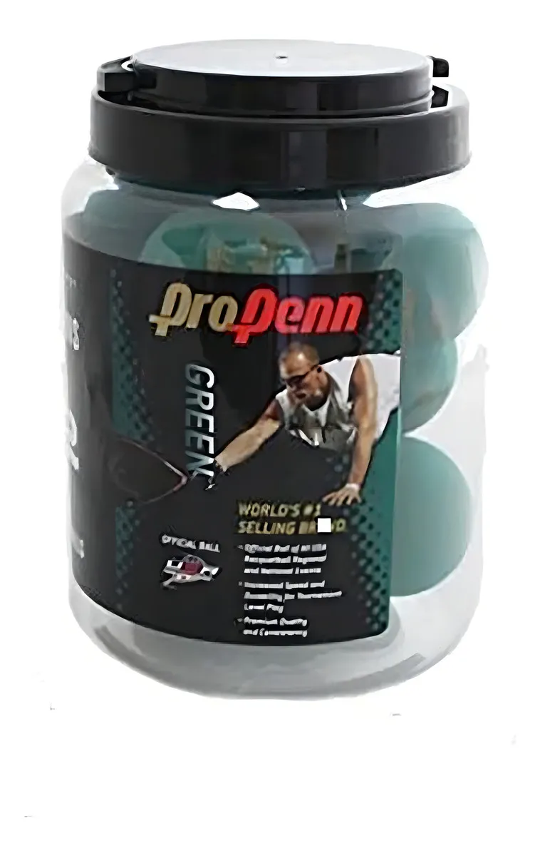 ¡Domina la Cancha! Jarra de Pelotas de Racquetball Verde Wilson Championship - 12 Pelotas de Alto Rendimiento para Entrenamiento y Competencia Profesi