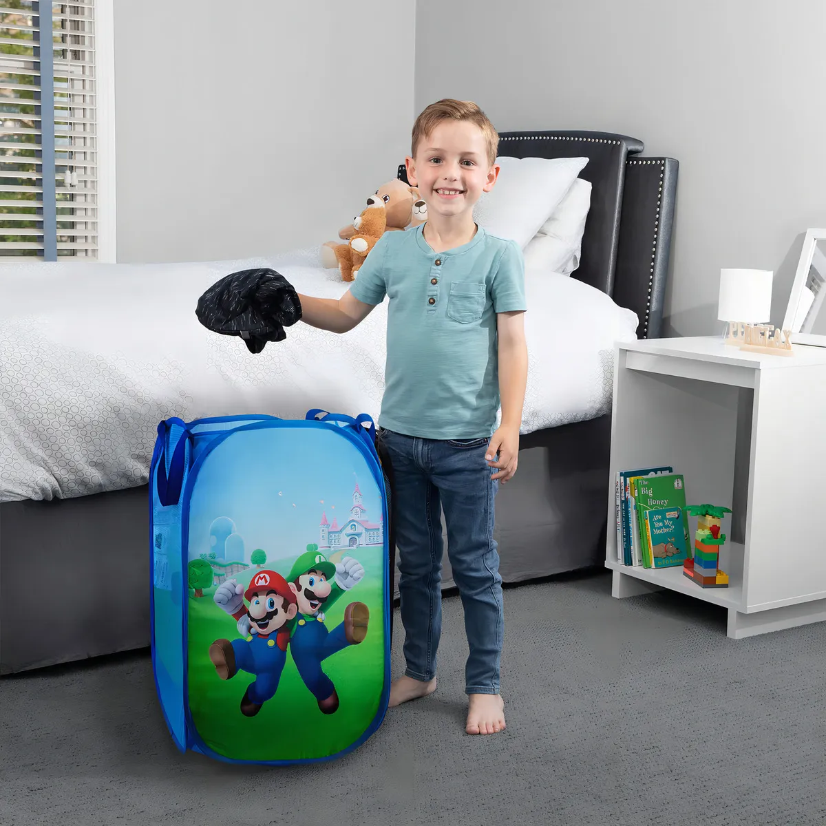 Cesta Plegable de Almacenamiento Infantil SU, Modelo Colorful Kids: Orden y Diversión Garantizada en la Habitación de tus Pequeños. Diseño Resistente,