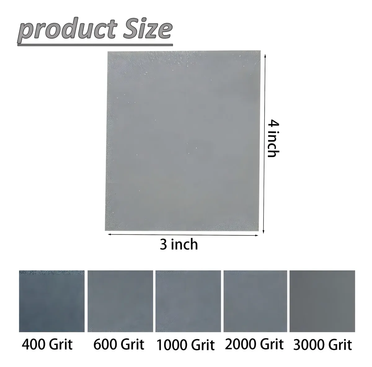 Juego de 20 Esponjas de Lijado GRIT-TECH®: Grano 400-3000, 3x4 Pulgadas, para Acabados Ultra Finos y Trabajos Detallados. Perfectas para Automotriz, M