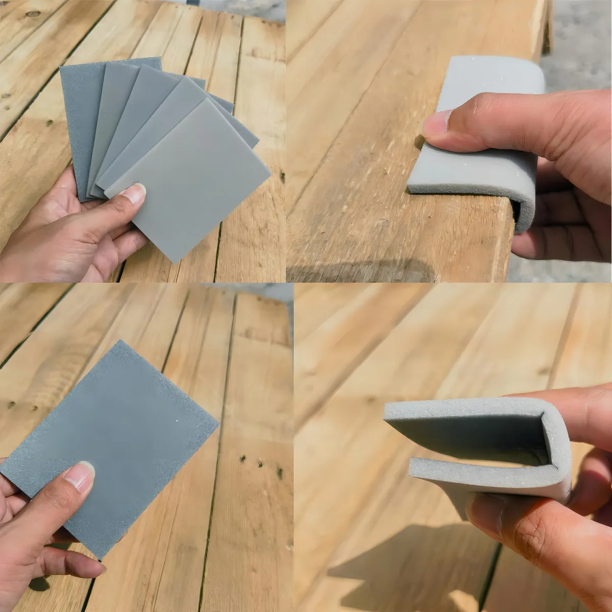 Juego de 20 Esponjas de Lijado GRIT-TECH®: Grano 400-3000, 3x4 Pulgadas, para Acabados Ultra Finos y Trabajos Detallados. Perfectas para Automotriz, M