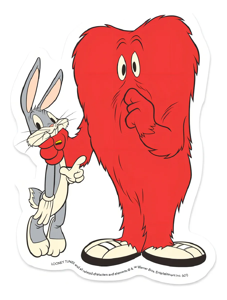 Adhesivo de Vinilo de Alto Rendimiento Gossamer y Bugs Bunny Looney Tunes: Decora y Personaliza con Facilidad, Resistente a la Intemperie y Duradero