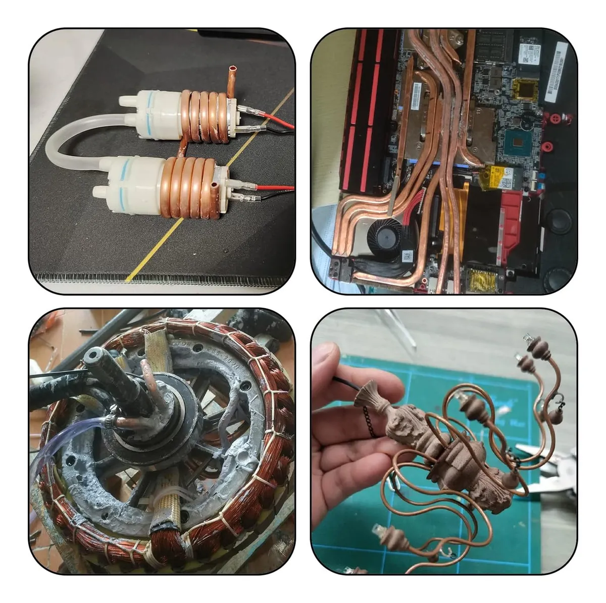 Tubo de Cobre T2 Redondo sin Costuras 99.9% Pureza - 5 Pies de Largo - Ideal para Plomería y Proyectos DIY - Marca Genérica de Calidad Superior