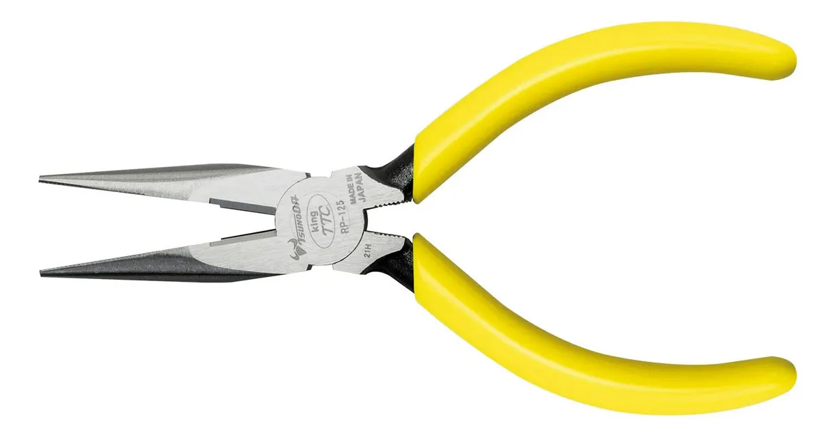 Pinzas de Punta Fina 125mm Fabricadas en Japón: Marca X, Modelo Y. Acero de Alta Resistencia, Diseño Ergonómico para Trabajos de Precisión y Durabilid