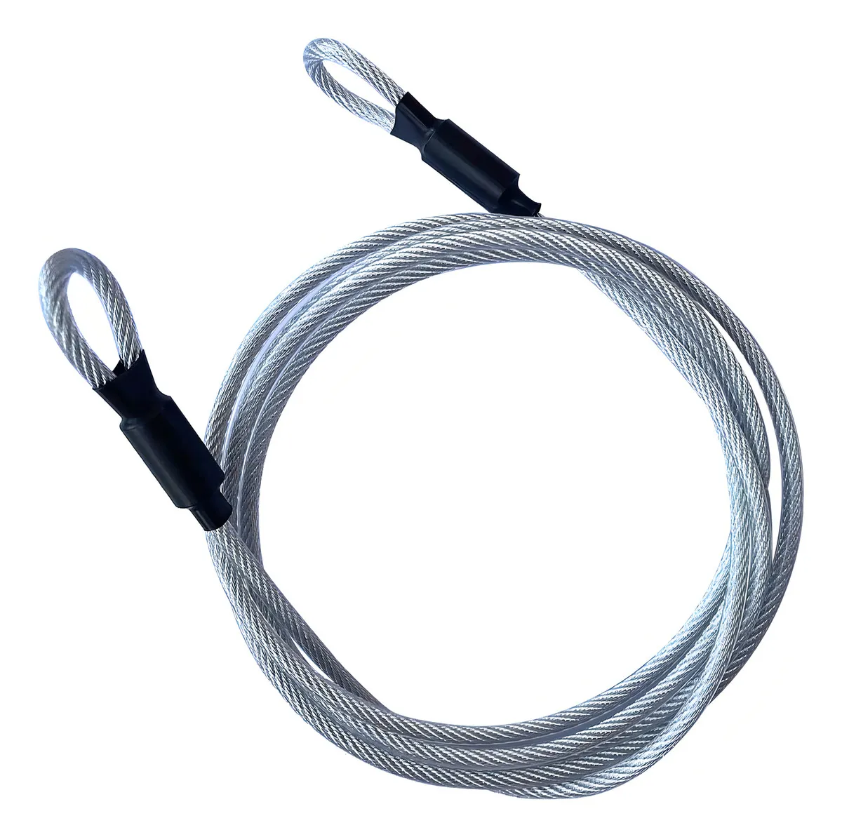 Cable de Seguridad Trenzado MASTER LOCK 8290DPS, 1.2 Metros, 5mm, Flexible con Cubierta de Vinilo Protectora: Máxima Protección y Durabilidad para Tus