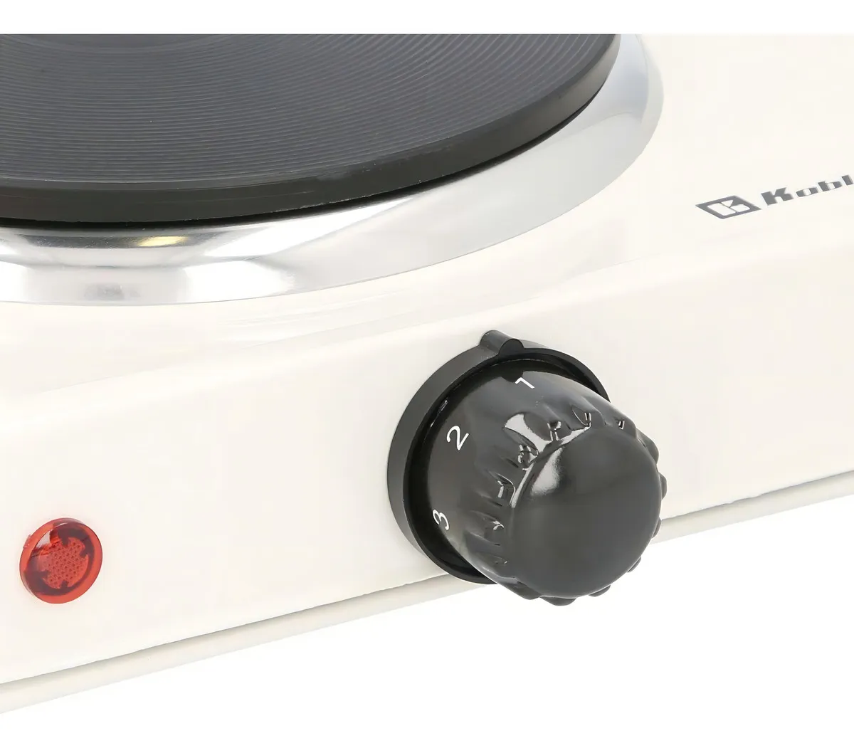 Parrilla Eléctrica Koblenz PEKM-1000HG Blanca: Cocina Fácil y Rápida con 1000W de Potencia, Termostato Ajustable y Superficie Antiadherente para un As