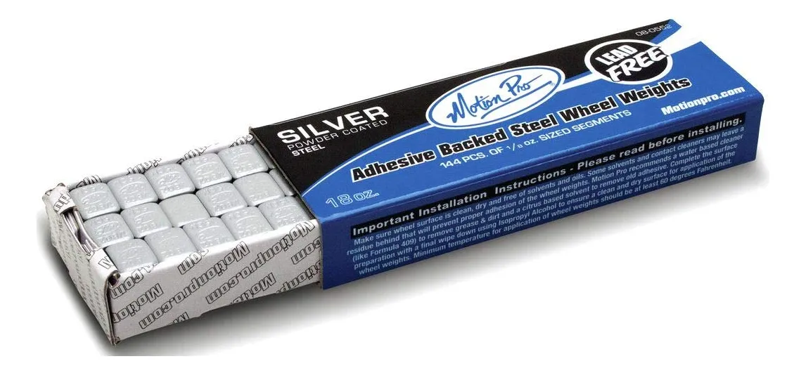 Pesos de Rueda de Acero Cromado Hunter 3.5g: Kit de 144 Piezas para un Balanceo Preciso y Duradero en Llantas de Automóvil - Calidad Profesional