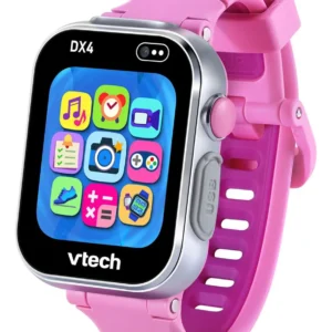 VTech Kidizoom DX4 Rosa: Reloj Inteligente para Niños con Cámara, Juegos, Música y Diseño Resistente - ¡El Regalo Perfecto para Aventuras!