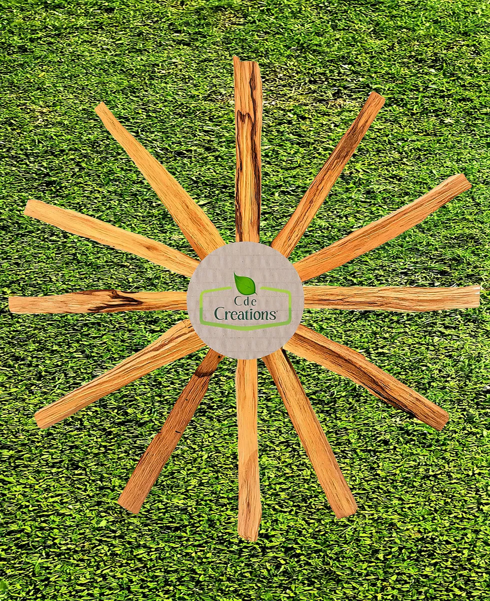 Varillas de Incienso Palo Santo Auténtico Premium Aromas del Mundo®: 5 Piezas - Ritual de Purificación y Relajación - Aromaterapia Natural para Hogar