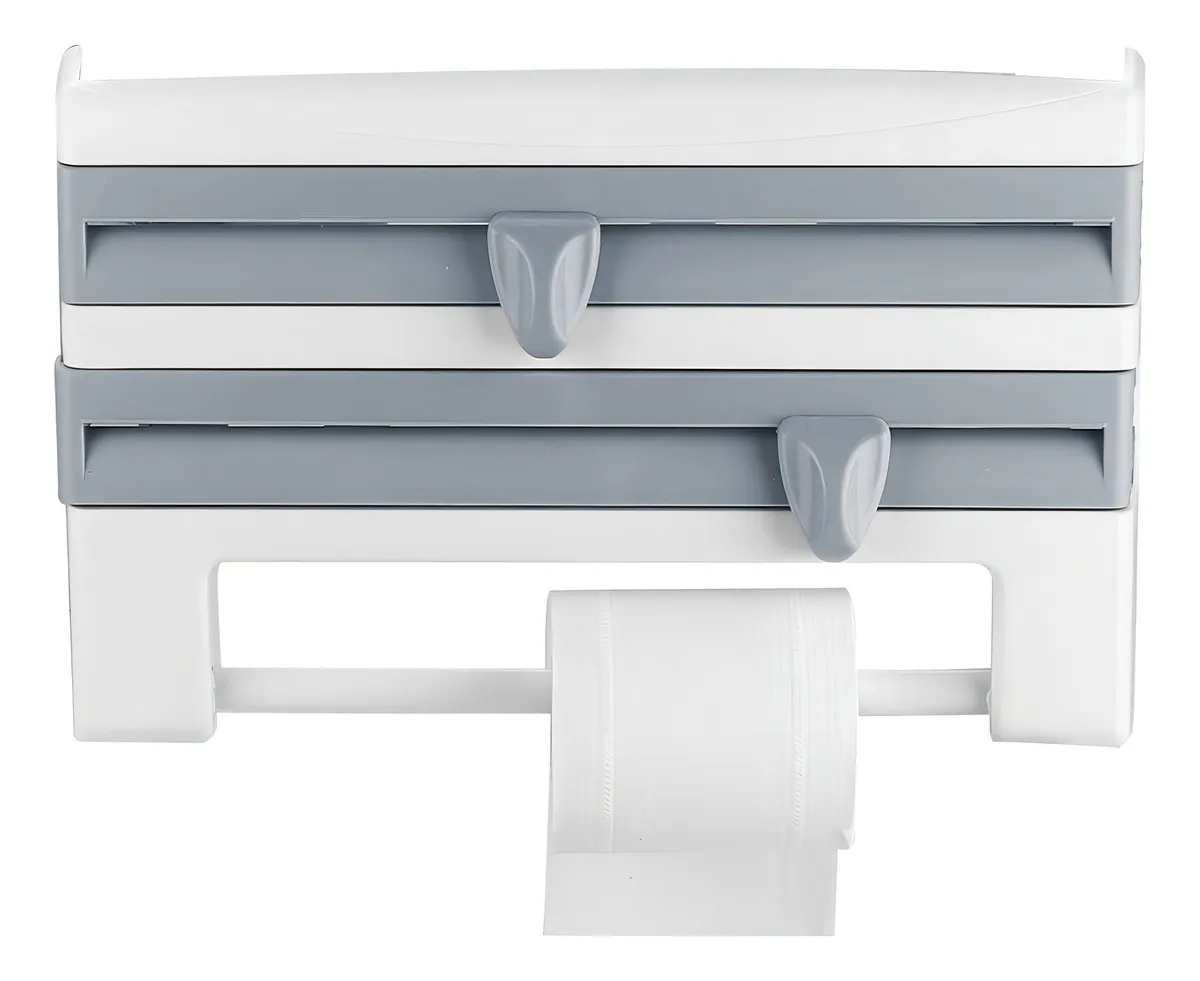 Organizador de Cocina y Baño: Soporte de Pared para Botellas y Toallas, Marca Genérica, Modelo X-5000, Acero Inoxidable, Fácil Instalación, Ahorro de