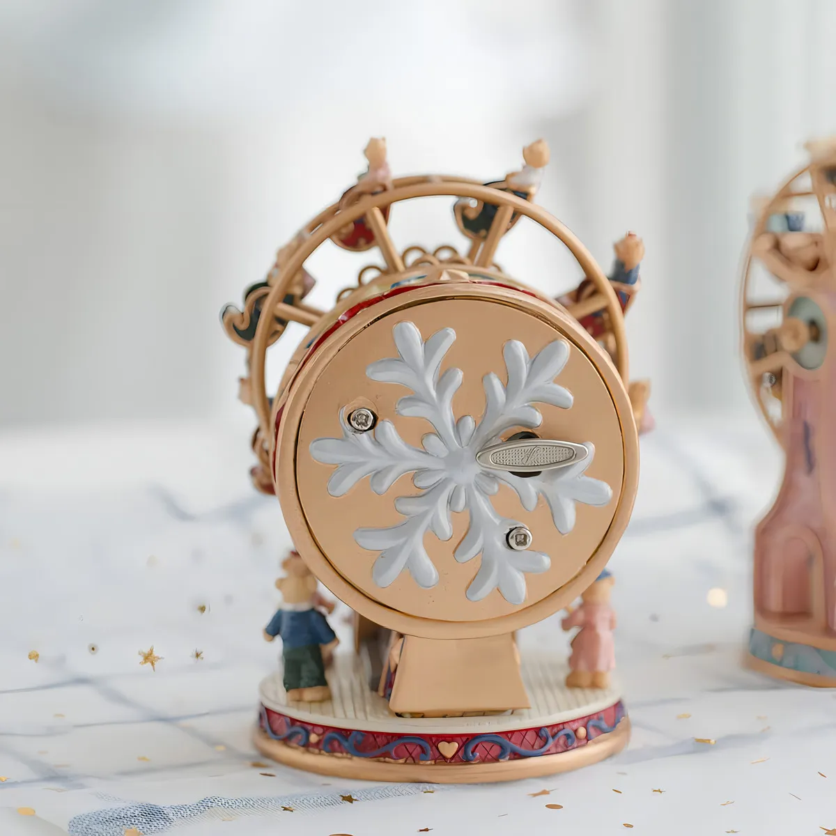 Mecedora Musical Noria Osito Fisher-Price: Encanto Clásico para Bebés | Melodías Relajantes, Diseño Atractivo, Ideal para Regalo de Cumpleaños y Navid