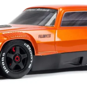Muscle Car a Radio Control Arrma Felony 6S RTR 1/7 Naranja: Velocidad Extrema, Tracción 4WD y Diseño Muscle Car Auténtico para Aventura Off-Road y Asf