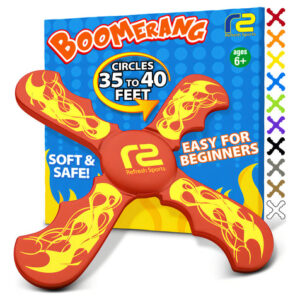 Boomerang Really Does Fly Back para Niños: Juguete de Espuma EVA Suave y Seguro, Fácil de Usar, Diseño Ergonómico para Diversión al Aire Libre, Ideal