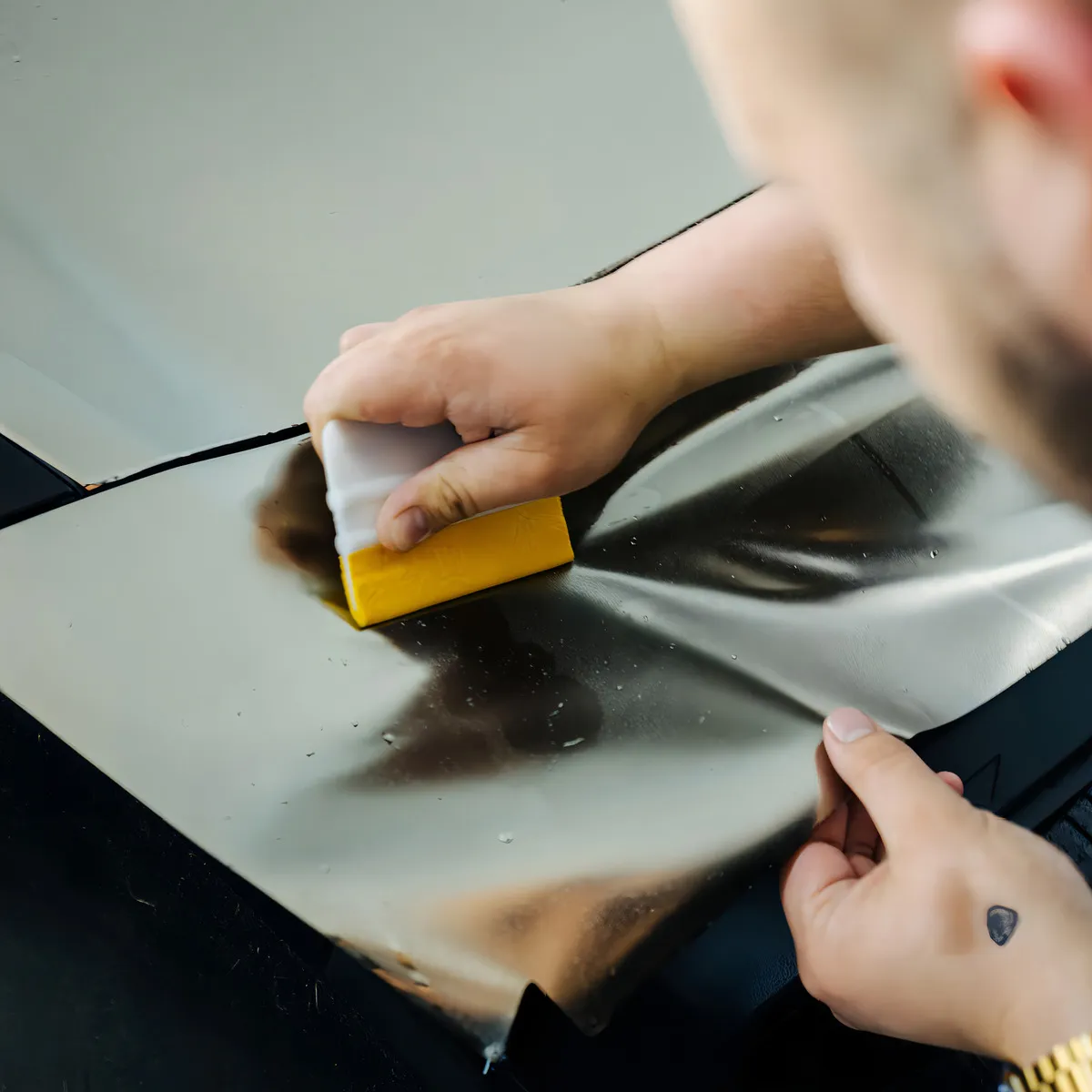 Escobilla de Goma de Vinilo Firme Off-wrap para Limpieza Profesional: Diseño Ergonómico, Alto Rendimiento y Acabado Impecable en Vidrios, Ventanas y S