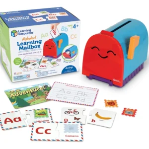 Buzón Educativo de Alfabetización ABC Kids®: 62 Piezas para Preescolares – Aprende Letras, Números y Colores ¡Diversión Garantizada!