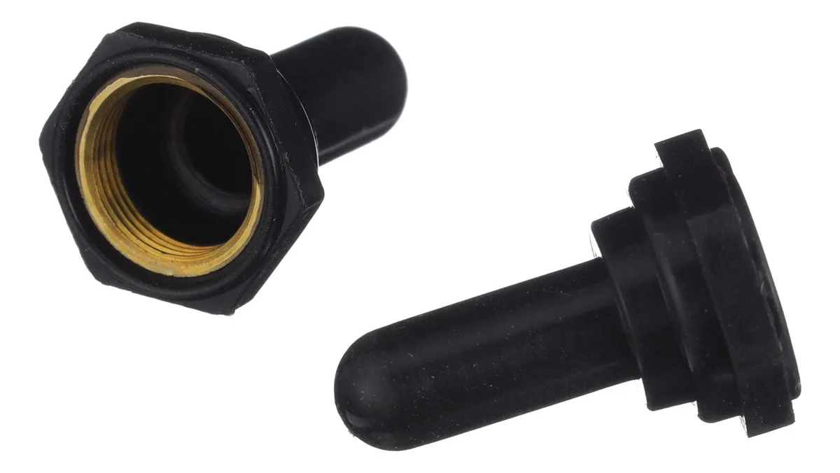 Bota Interruptora Seachoice 12361 Negra: Interruptor Marino Resistente para Ambientes Húmedos, Protección IP67, Fácil Instalación y Durabilidad Superi