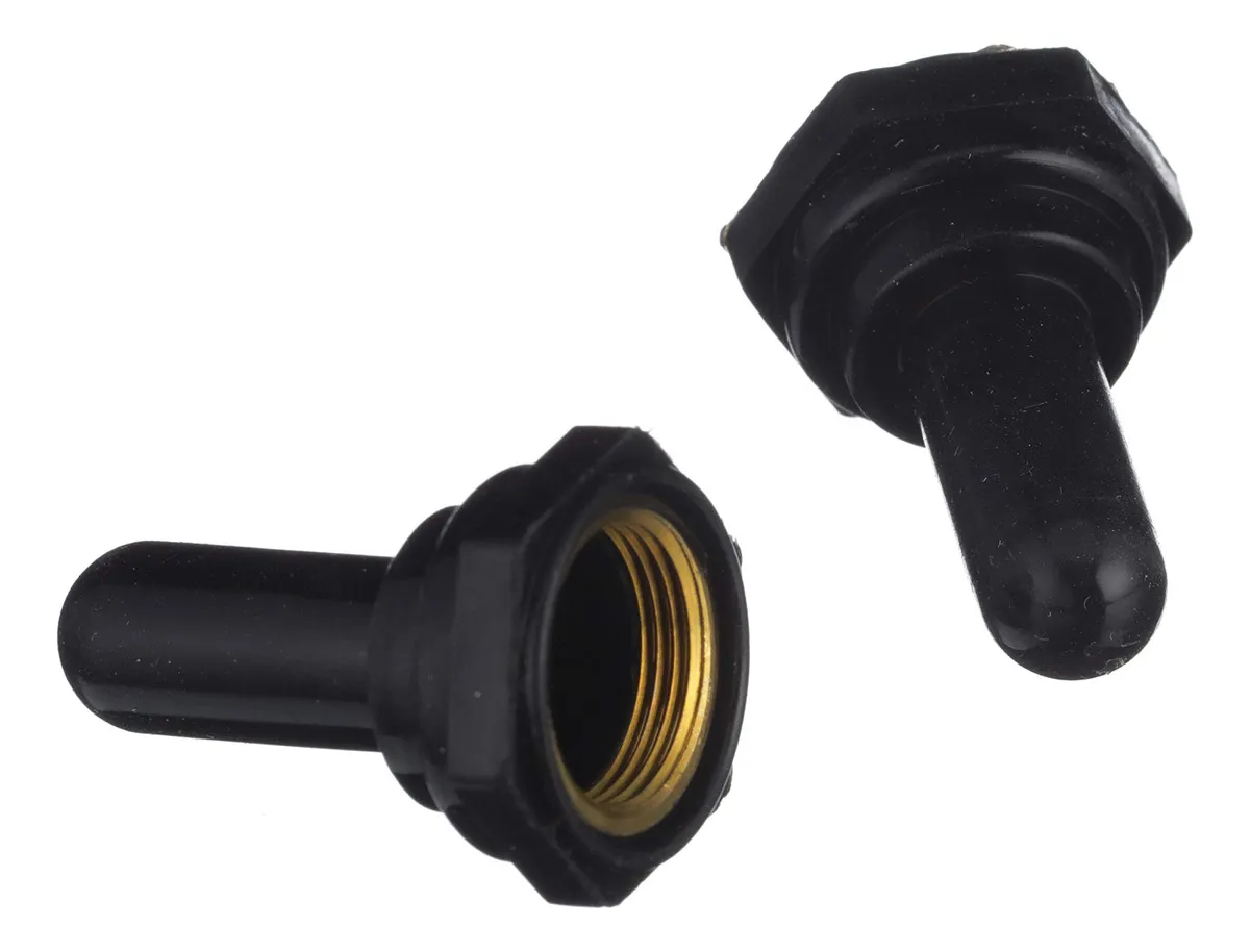 Bota Interruptora Seachoice 12361 Negra: Interruptor Marino Resistente para Ambientes Húmedos, Protección IP67, Fácil Instalación y Durabilidad Superi