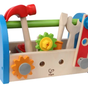 ¡Despierta la Creatividad! Caja de Herramientas Infantil Hape 20 Piezas: Juego Didáctico de Madera con Herramientas Seguras y Vibrantes para Pequeños