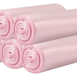 Bolsas de Basura Pequeñas y Resistentes Glad®: 45 Unidades de 8 Litros, Aroma a Limón, Cierre de Cordón Ajustable, Ideales para Hogar y Oficina - ¡Adi