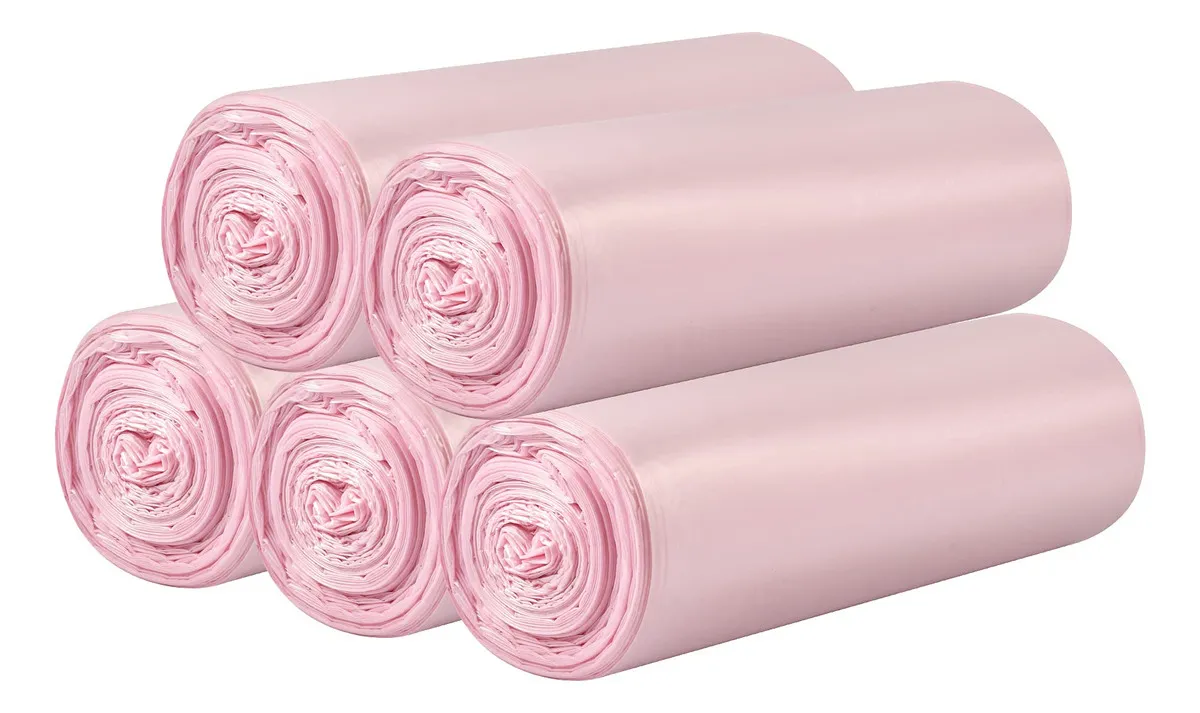 Bolsas de Basura Pequeñas y Resistentes Glad®: 45 Unidades de 8 Litros, Aroma a Limón, Cierre de Cordón Ajustable, Ideales para Hogar y Oficina - ¡Adi