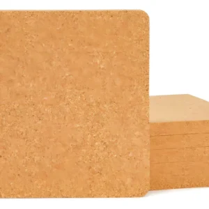 Protege tus superficies con el Juego de 6 Salvamanteles Redondos de Corcho Natural, marca Xylo: Resistencia al Calor Extremo y Diseño Elegante para Ol