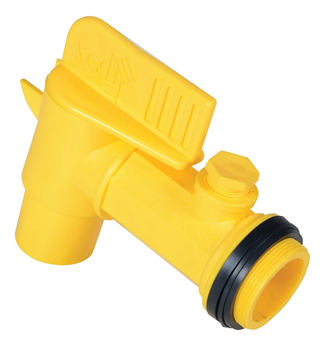 Llave de Tambor Grande Manual Plástica Amarilla: Robustez y Facilidad con la Llave Urrea 9718, Perfecta para Tambos de 200 Litros. Diseño Ergonómico y