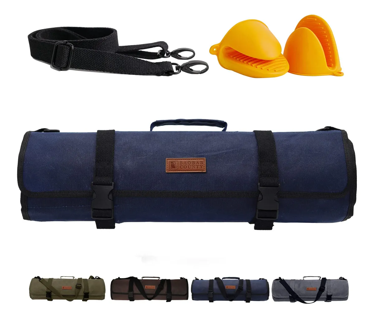 Bolsa Enrollable para Cuchillos Victorinox® Azul Marino: Profesional, Compacta y Segura. Transporte tus cuchillos con estilo y protección, perfecta pa