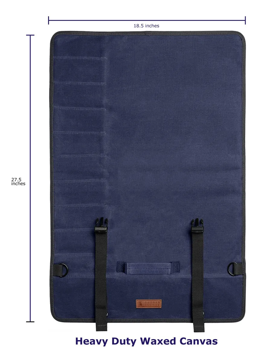 Bolsa Enrollable para Cuchillos Victorinox® Azul Marino: Profesional, Compacta y Segura. Transporte tus cuchillos con estilo y protección, perfecta pa