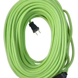 Cable Alargador Naranja SJTW 2.4 Metros, Calibre 16/2 Verde Lima – Protección y Seguridad para Trabajos Eléctricos con [Marca del Producto] – Resisten