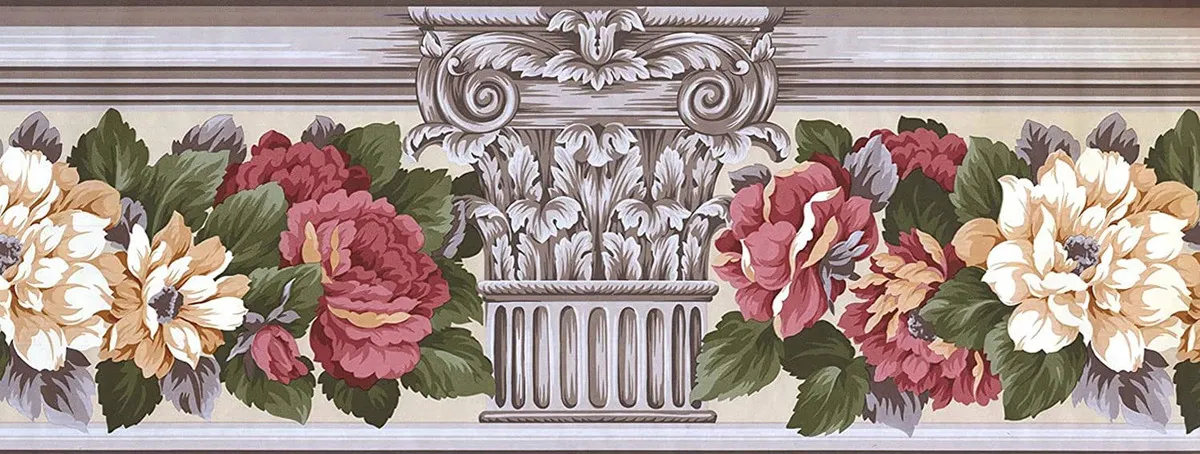 Concord AB523B Papel Pintado con Bordes Clásicos: Elegancia Atemporal para tus Espacios. Diseño Premium, Fácil Instalación, Resistente y Duradero - Re