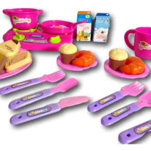 Set de Juego Infantil de Cocina 'Little Tikes' - Platos, Comida y Utensilios Duraderos | Fomenta la Creatividad y Juego de Roles | Modelo Clásico para