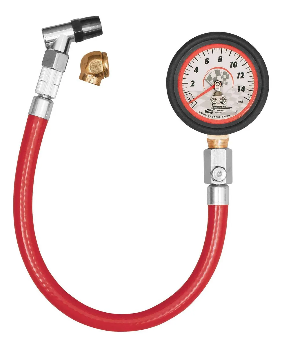 Manómetro Analógico Truper 5.1 cm: Medición Precisa de Presión de Llantas (0-15 PSI) para Automóviles y Bicicletas. Diseño Compacto y Fácil Lectura.