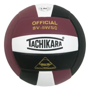 Balón de Voleibol Profesional Tachikara SV-5W: Cuero Completo de Calidad Superior, Diseño Avanzado y Durabilidad Excepcional para Juegos Intensos y En