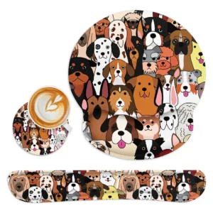 Juego de 3 Almohadillas Ergonómicas y Coloridas para Mouse Logitech: Diseño Confort, Reduce Fatiga, Colores Vibrantes, Modelos M185, M280, M330 y más