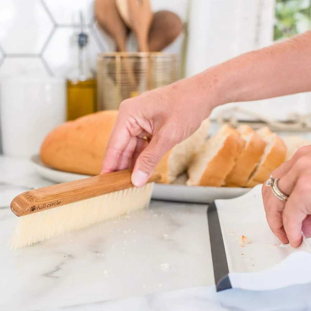 Full Circle Brisa - Escurridor de Platos Compacto y Sostenible: Diseño Innovador, Bambú y Silicona, Secado Eficiente para Cocinas Modernas y Eco-Consc