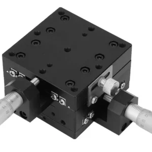 Micrómetro Lineal de Precisión SEMY60-AC: Desplazamiento XY Manual, Etapa Deslizante 60x60x40mm, Aleación de Aluminio, Ideal para Laboratorio y Alinea