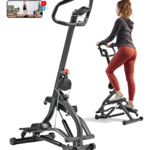 Escalera Ajustable para Ejercicios Compacta [Marca: FitPro] Modelo: X500 - Entrenamiento Cardiovascular y Tonificación en Casa - Diseño Plegable y Res