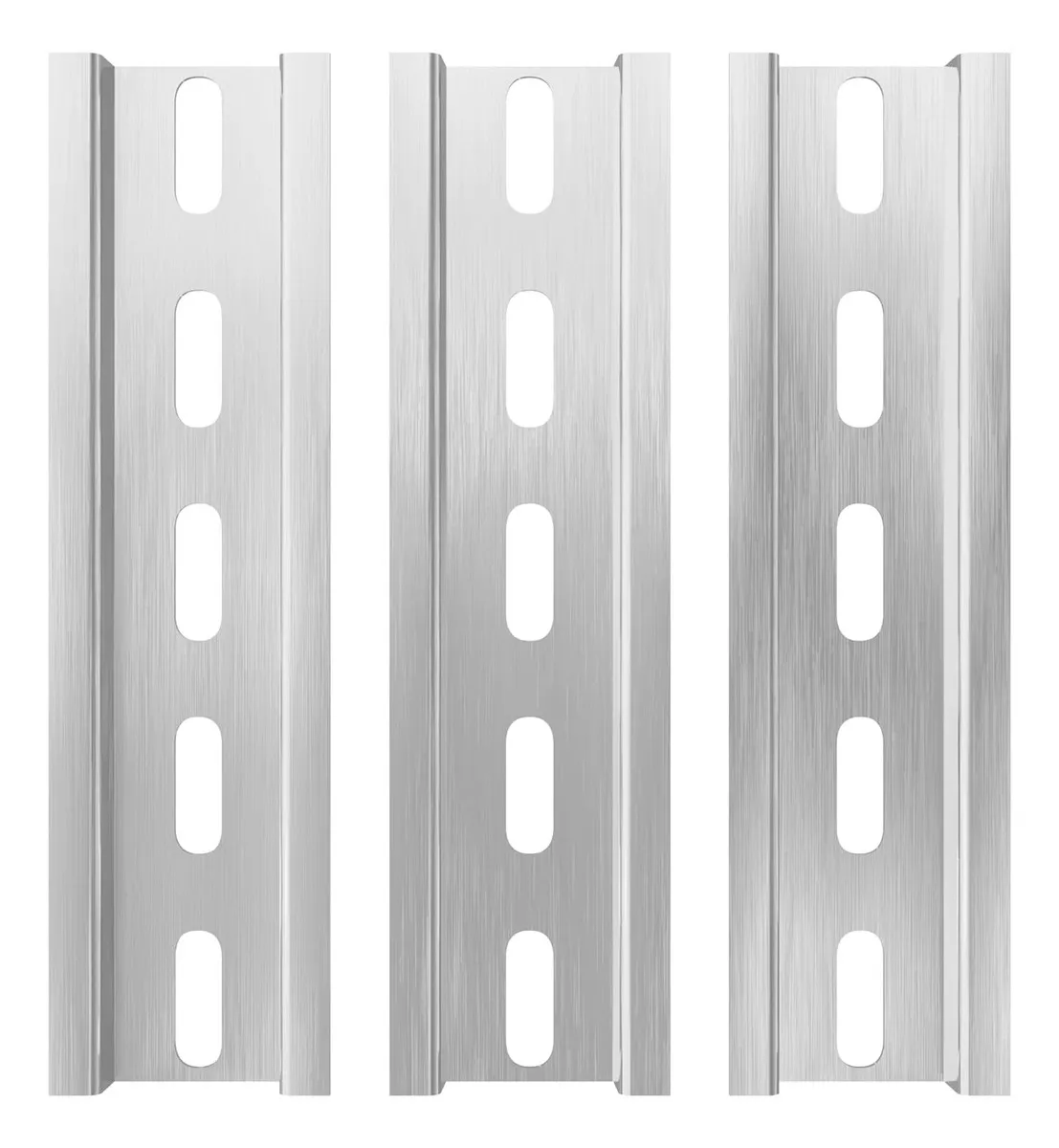 Riel DIN de Aluminio para Montaje de Hardware Industrial, Marca Genérica, 35mm Ancho x 1 Metro, Resistencia y Durabilidad Garantizadas, Facilita Insta