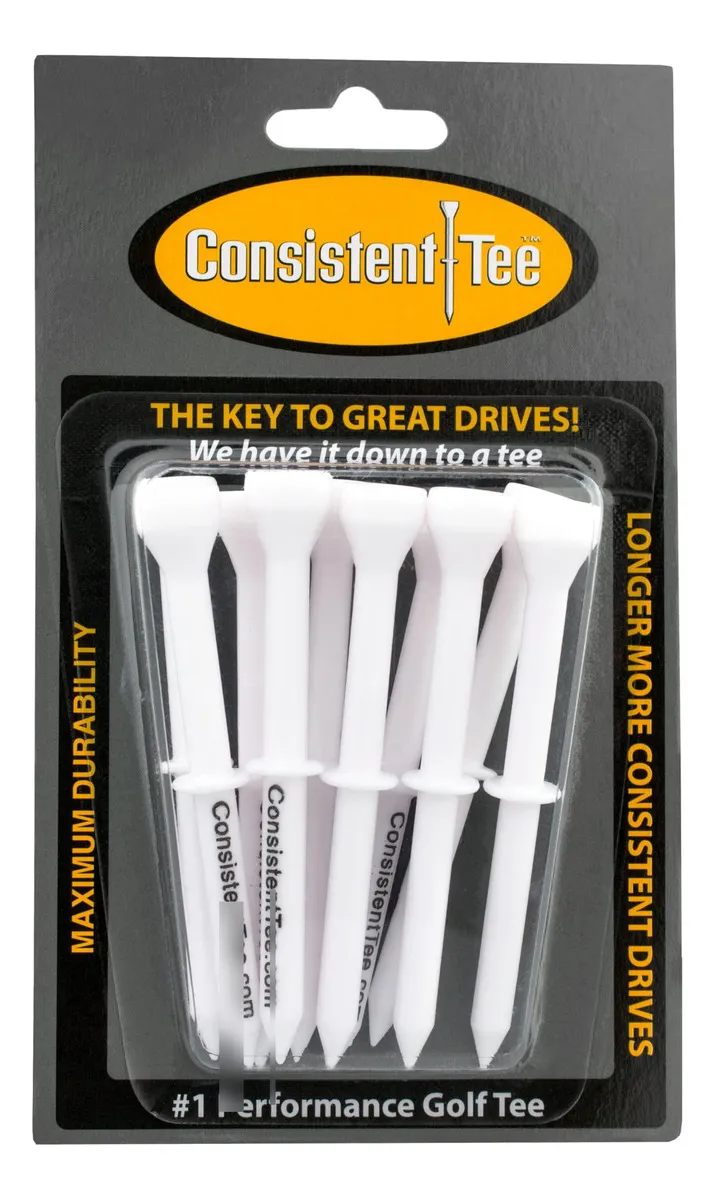 Tees Biodegradables ProActive Sports Beveled de 3.2 cm (10 pzas) - Golpes Precisos y Consistentes para Mejorar tu Juego de Golf - Diseño Duradero y Ec