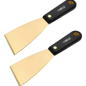 Cuchillo de Masilla de Latón Truper 14488: Mango de Nylon Ergonómico, Hoja Flexible Antiadherente para Aplicación Precisa y Limpieza Eficaz - Ideal pa
