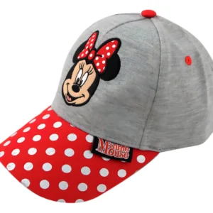 Gorra de Béisbol Ajustable Minnie Mouse para Niñas de 2 a 7 Años – Diseño Encantador, Protección Solar y Comodidad Disney