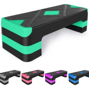 Plataforma Aeróbica Ajustable Fitness de Alto Rendimiento - Marca SportFit Pro - Niveles 10, 15 y 20 cm - Entrenamiento Cardiovascular Completo y Vers