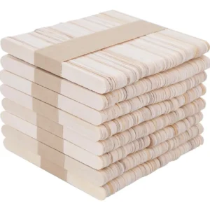 Palitos de Madera para Manualidades CREARTE®: 400 Piezas Premium, Ideales para DIY, Decoración Creativa y Proyectos Escolares - ¡Deja Volar tu Imagina