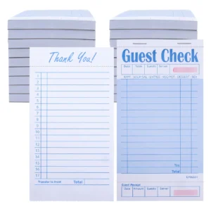 Libretas de Cheques para Invitados AVERY® Clásicas, Tamaño Compacto 3.5x6.7 Pulgadas, Paquete de 20 Libros - Control de Gastos y Organización Impecabl