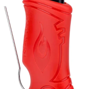 Funda Multifuncional Toker Poker 2.0 Color Rojo para Encendedor BIC: Herramienta 4-en-1 para Camping, Supervivencia y Uso Diario - Póker, Tamper/Marti