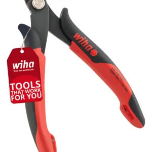 Cortador Diagonal Electrónico Wiha 26818 03 Z41: Precisión Alemana para Electricistas y Profesionales, Cuchillas Afiladas y Duraderas, Mango Ergonómic